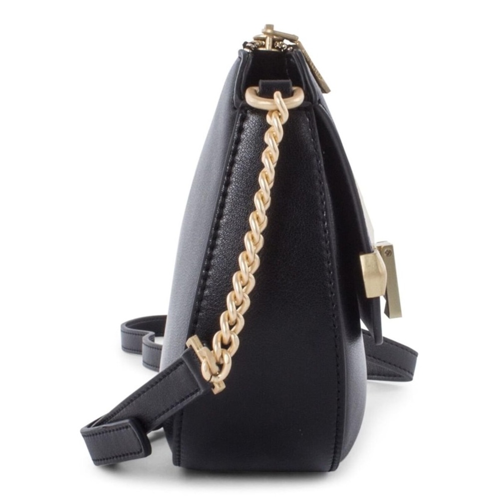 Celine Dion Octave Leather Crossbody Flip-lock Clasp Closure Model: CBY 5389 - Picture 2 of 11